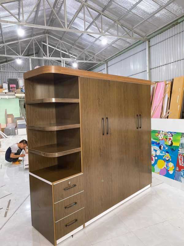 Tủ Quần Áo Nhựa 04 Cánh – QA55