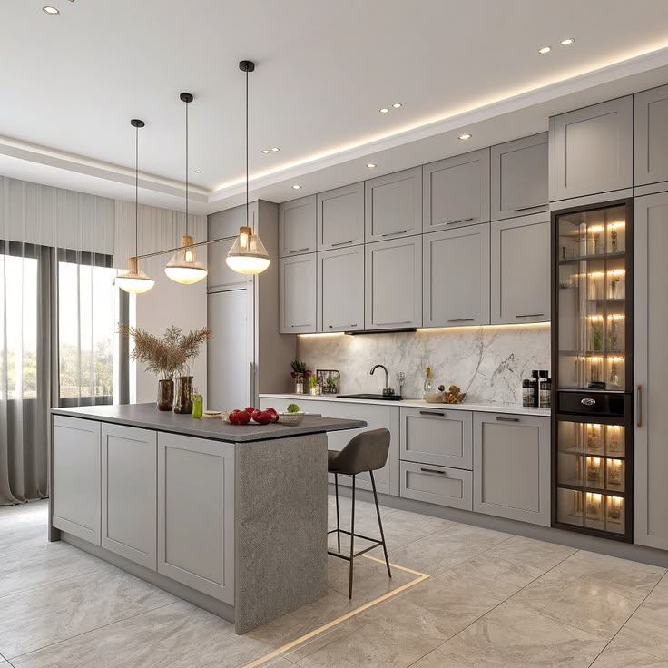Tủ Bếp Gỗ Công Nghiệp MDF