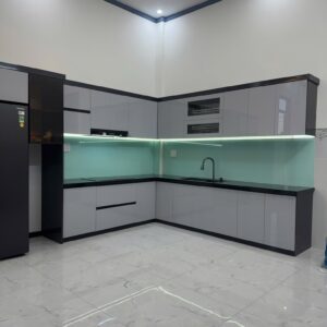 Tủ Bếp Nhựa Cánh acrylic