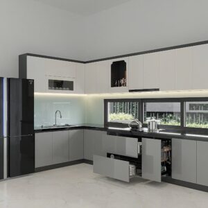 Tủ Bếp Gỗ Công Nghiệp MDF