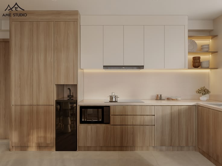 Tủ Bếp Gỗ Công Nghiệp MDF TB89