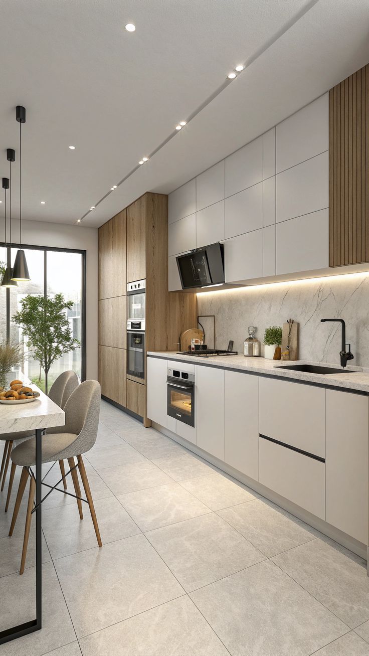 Tủ Bếp Gỗ Công Nghiệp MDF