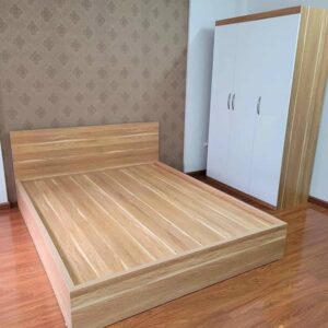 Giường Gỗ Công Nghiệp MDF 01